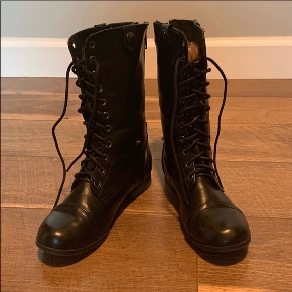 Wet Seal Shoes - Vintage Wet Seal Light Weight Combat Boots Sz 6